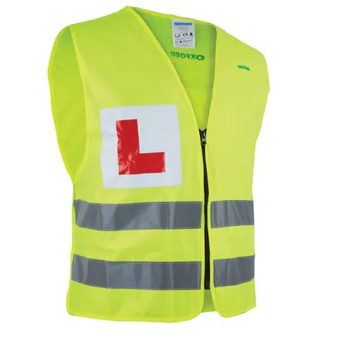 Oxford Refleksvest Refleksvest for øvelsekjøring med L