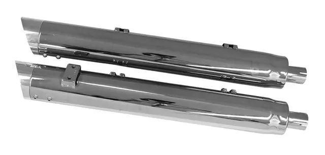 Bassani Xhaust 4" Slip-On Chrome Indian Chief/Classic 