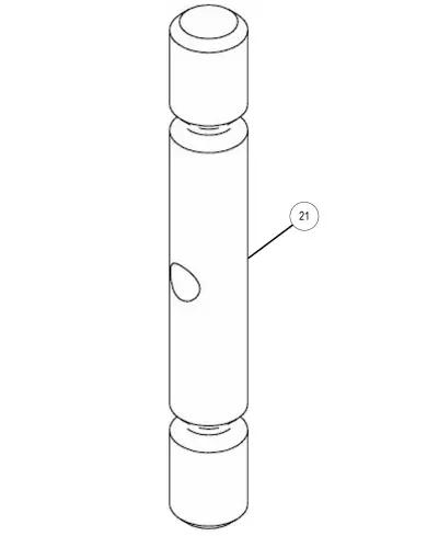 Polaris brytebolt til skyveramme K-SAFETY PIN G4 