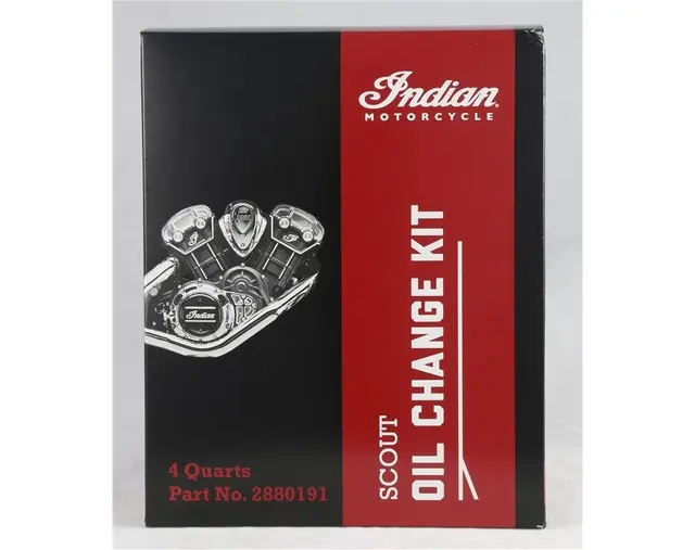 Indian Scout Oljeskift-Kit Fullsyntetisk 15W-60 Olje 