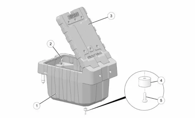 Polaris Oppbevaringsboks Ranger XP, Diesel, Crew 