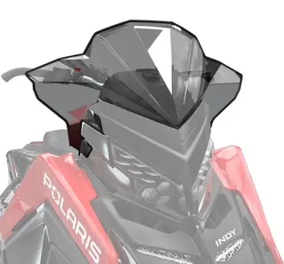 Polaris Mid Windshield Smoke Mid Smoke 20 tommer