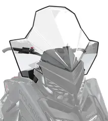 Polaris Extra Tall Windshield Clear Klar Vindskjerm 24 tommer