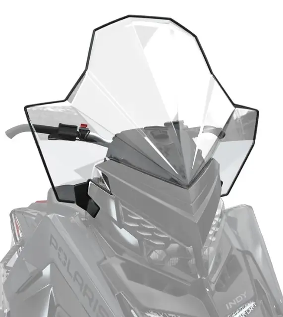 Polaris Extra Tall Windshield Clear Klar Vindskjerm 24 tommer 