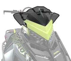 Polaris Matryx RMK Low Dark Smoke Windshield Lav Smoke 15 tommer
