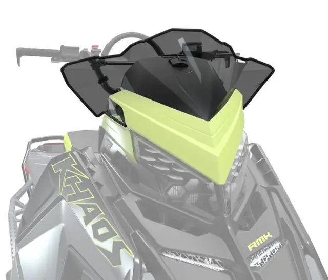 Polaris Matryx RMK Low Dark Smoke Windshield