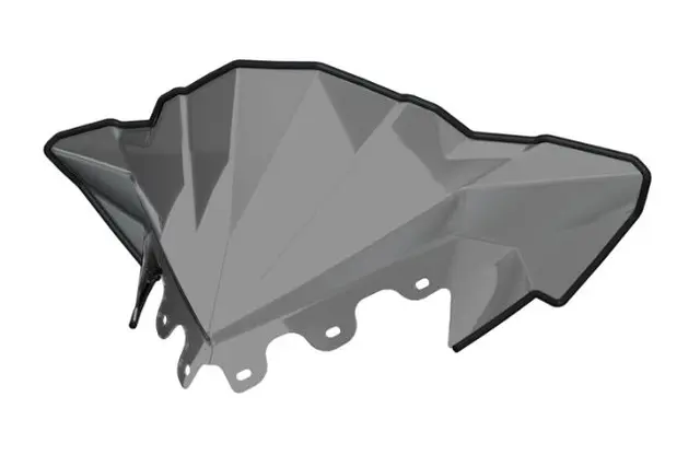 Polaris Matryx RMK Low Dark Smoke Windshield