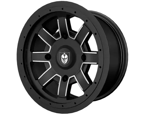 Polaris Pro Armor® REBLR 14" x 8" Matt Svart, Bak