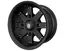 Polaris Pro Armor&#174; Amplify 14&quot; x 8&quot; Matt Svart, Bak