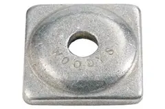 Polaris Aluminium Backer Plate 96 stk.