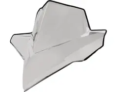 Polaris Mid Windshield 36 cm Smoke, Pro-Ride