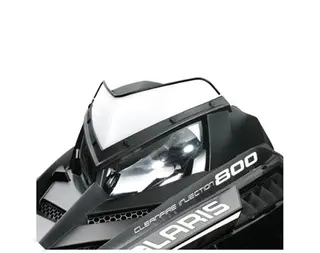 Polaris Low Windshield 18 cm White, Pro-Ride
