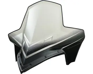 Polaris Extra-Wide Tall Windshield 61 cm Clear, Pro-Ride