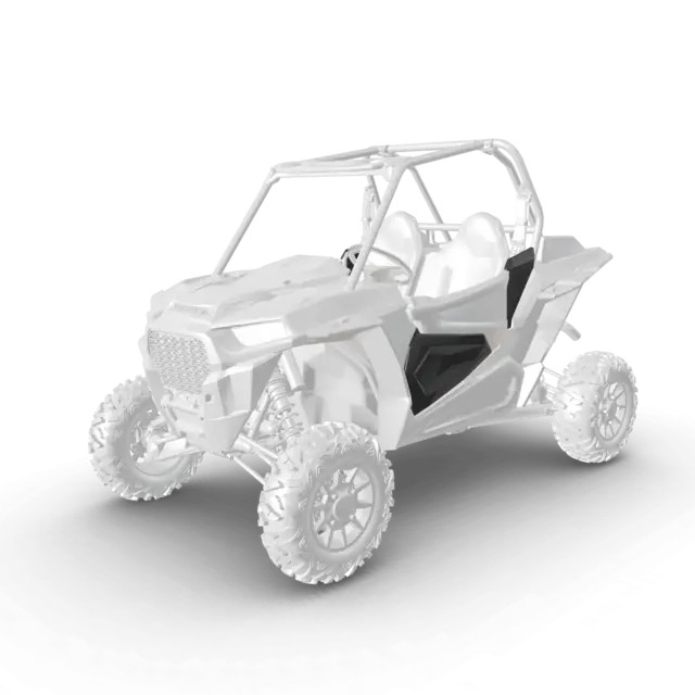 Polaris RZR Nedre Dører 2-Seter, XP 1000/Turbo, S 900, S 1000 