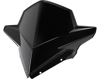 Polaris Mid Windshield 36 cm Matte Black, Pro-Ride