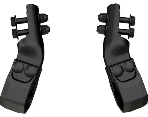 Polaris Støtfanger Adapter RZR, Svart