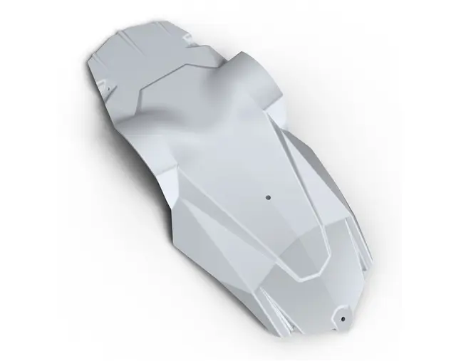 Polaris Extreme Skid Plate Hvit 