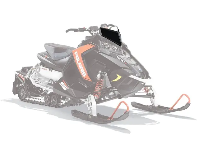 Polaris Low Windshield 18cm Black / Gray 