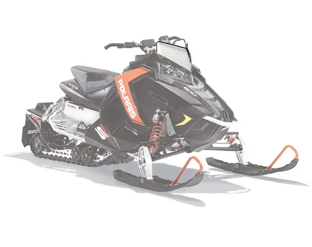 Polaris Low Windshield 18cm White / Black 