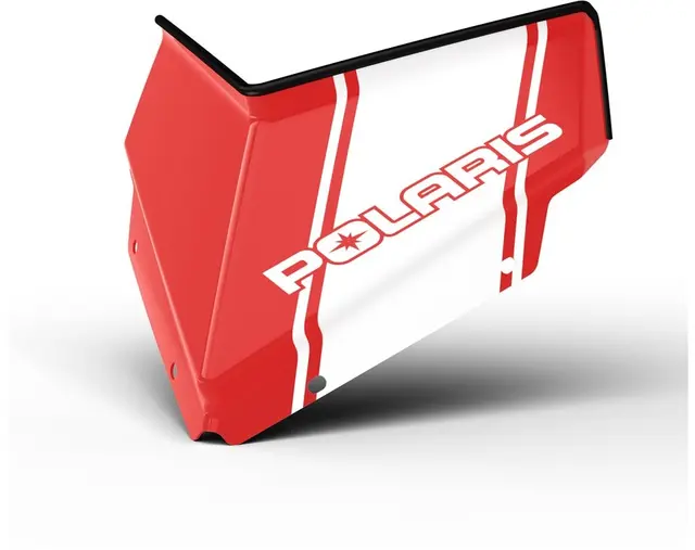 Polaris Low Windshield 18cm Red / White 