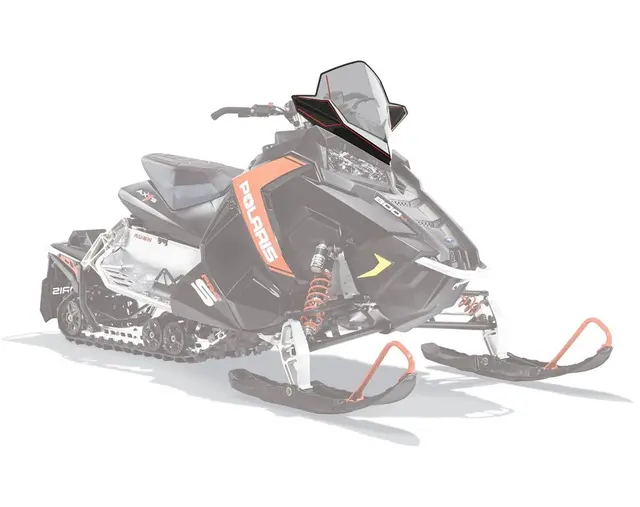 Polaris Flatland Mid Windshield 46 cm Clear 