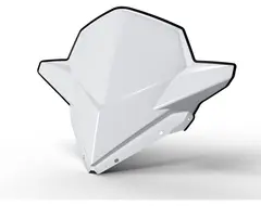 Polaris Flatland Mid Windshield 46 cm White