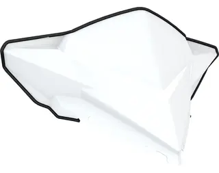 Polaris Deep Snow Mid Windshield 33 cm White
