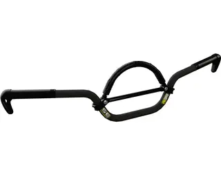 Polaris ProTaper Styre, 12.7 cm opph&#248;yet Svart, Med Oppvarmede Grep