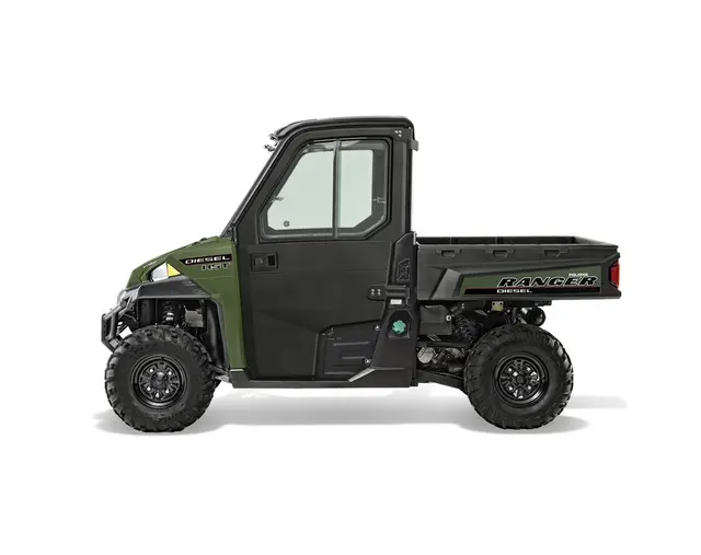 Polars Poly Dør m/Hengslet Vindu Sort Ranger XP, Diesel, Crew 