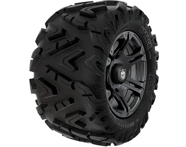 Polaris Pro Armor® Attack & Sixr 26" Hjulsett, Matt Svart 