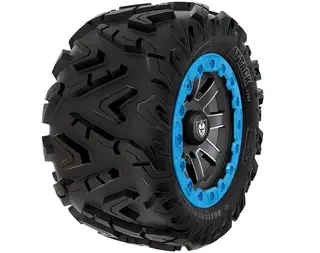 Polaris Pro Armor&#174; Attack &amp; REBLR Hjulsett, Matt Svart