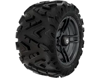 Polaris Pro Armor&#174; Attack &amp; Split 26&quot; Hjulsett, Matt Svart