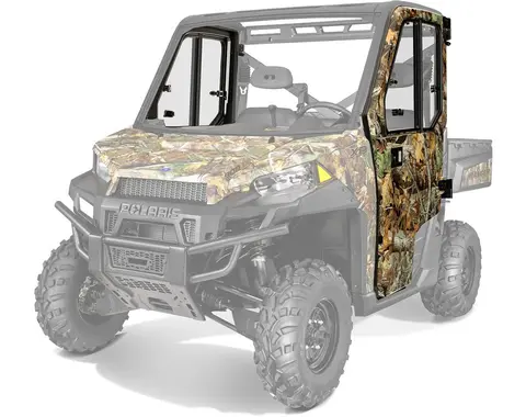 Polars Poly Dør m/Hengslet Vindu Camo Ranger XP, Diesel, Crew