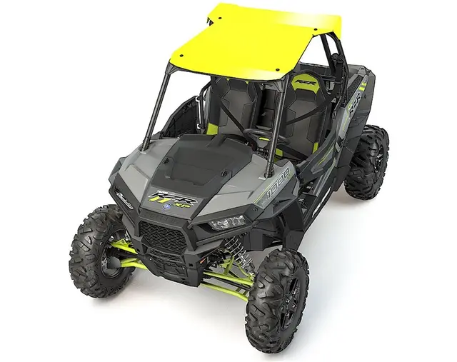 Polaris Aluminum Tak Grønn Lime Squeeze/Grønn, RZR, 2-seter 