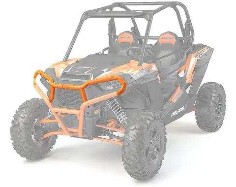 Polaris Extreme Støtfanger Front Oransje RZR, For Polaris Lav Profil Støtfanger