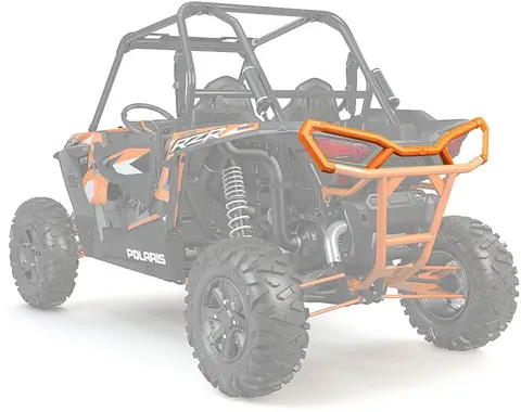 Polaris Extreme Støtfanger Bak Oransje RZR, For Polaris Lav Profil Støtfanger