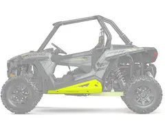 Polaris Lav Profil Sidebeskytter 2-Seter Lime Squeeze/Gr&#248;nn, RZR