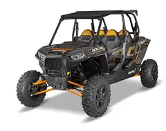 Polaris Aluminum Tak Svart, RZR, 4-seter
