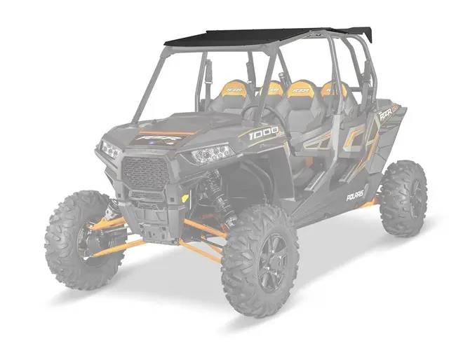 Polaris Aluminum Tak Svart, RZR, 4-seter 