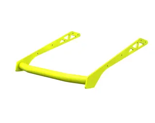 Polaris Extreme 442cm Lime Gr&#248;nn, Forsterket bakre st&#248;tfanger