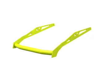 Polaris Extreme 366cm Lime Gr&#248;nn, Forsterket bakre st&#248;tfanger