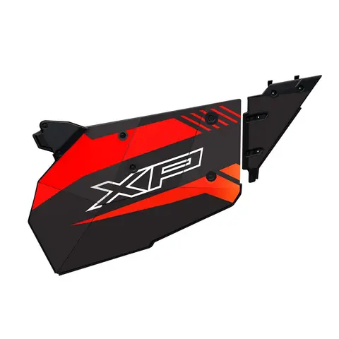 Polaris RZR Aluminium Dør Dekal 4-dører Cruiser Black, RZR Aluminium Dører
