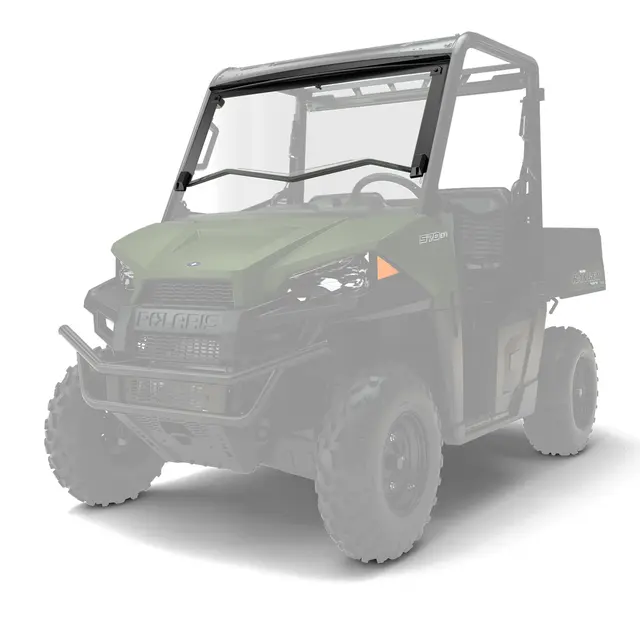 Polaris Flip-Down Vindrute HardCoat Poly Ranger EV, ETX, Crew, 570, 500 