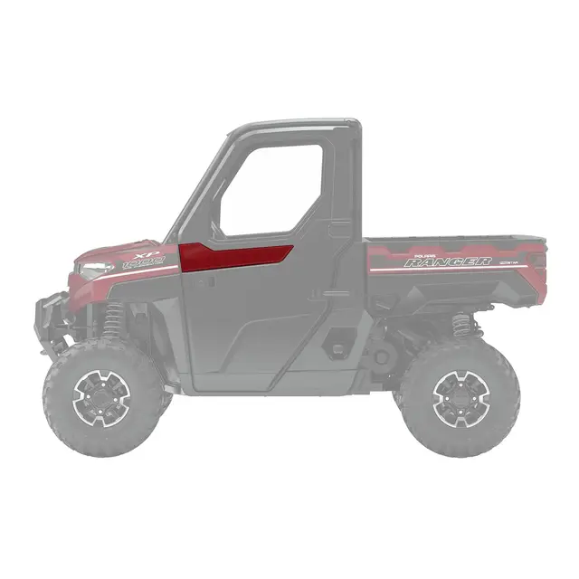 Polaris Dørpanel Rød Metallic Til Polaris Ranger Poly Dører 