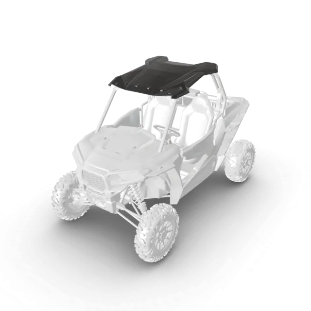 Polaris Poly Sport Tak Svart, RZR, 2-seter 