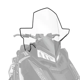 Polaris Extra Tall Windshield 61 cm Clear