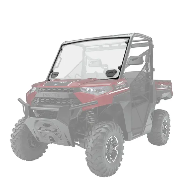 Polaris Full Ventilert Vindrute Ranger, Lock & Ride 