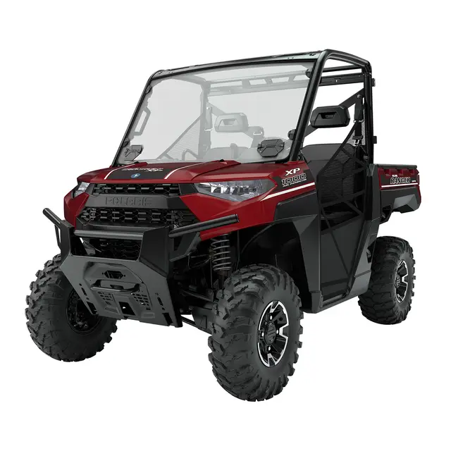 Polaris Full Ventilert Vindrute Ranger, Lock & Ride 