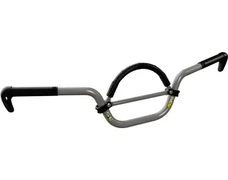 Polaris ProTaper Styre, 15.2 cm opph&#248;yet Gr&#229;, Med Oppvarmede Grep