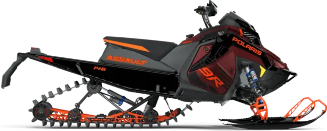 Polaris 9R SWB ASSAULT 2025 146", Matte Dark Cherry 